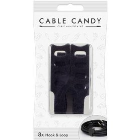 Organizér kabelů Cable Candy Hook&Loop 8ks CC005
